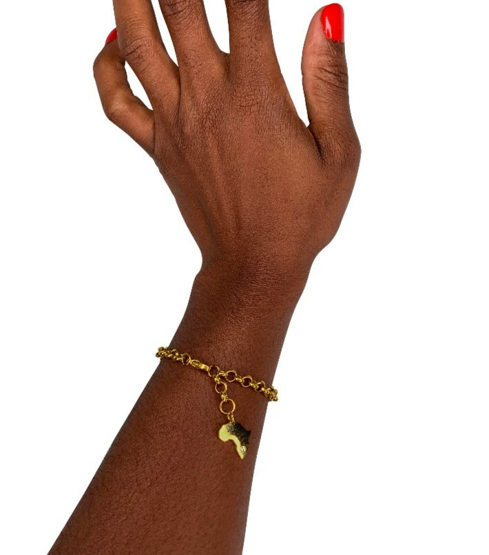 Africa Charm Bracelet