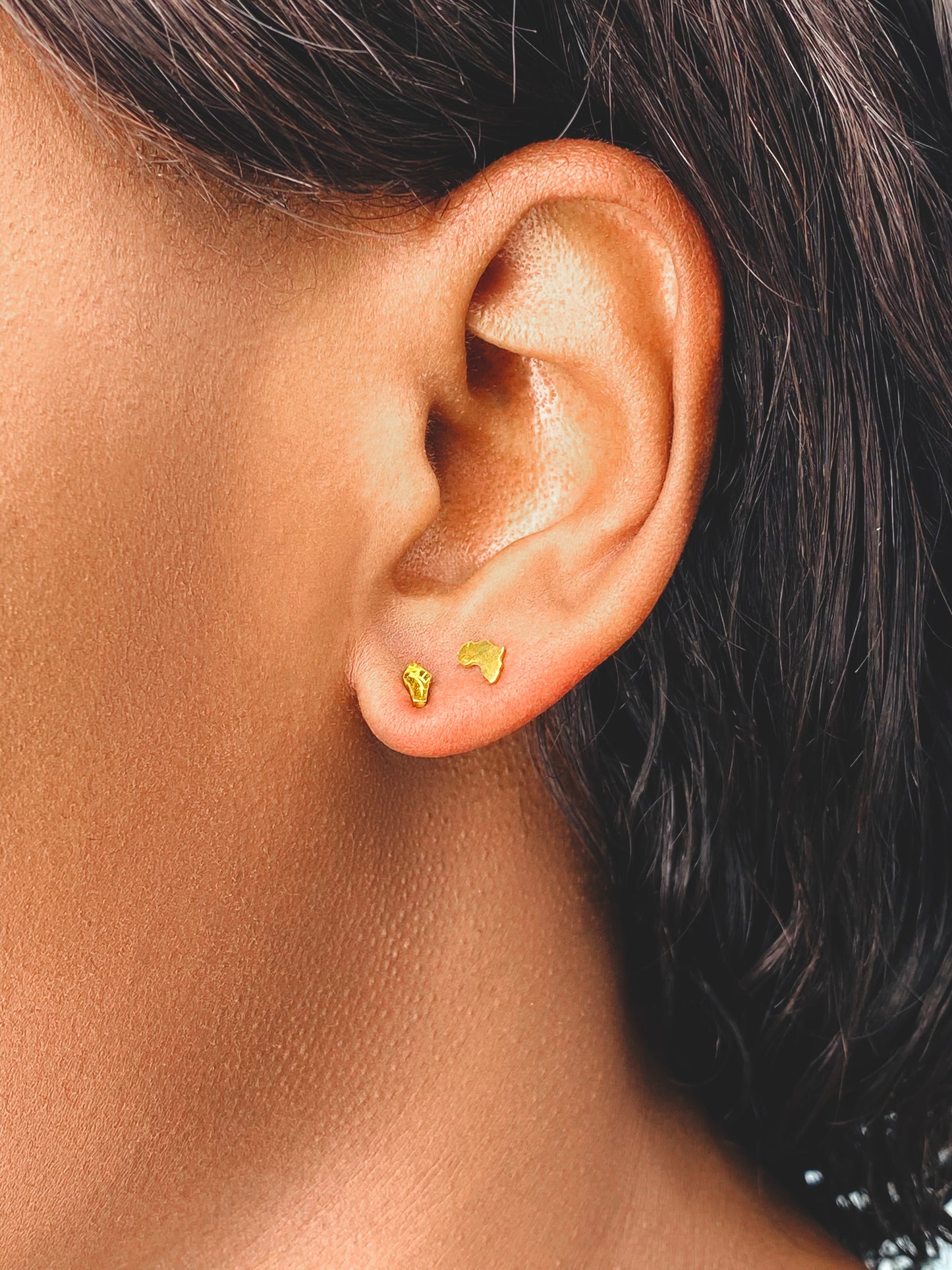 Mini Bundle - Africa and Raised Fist Stud Earrings