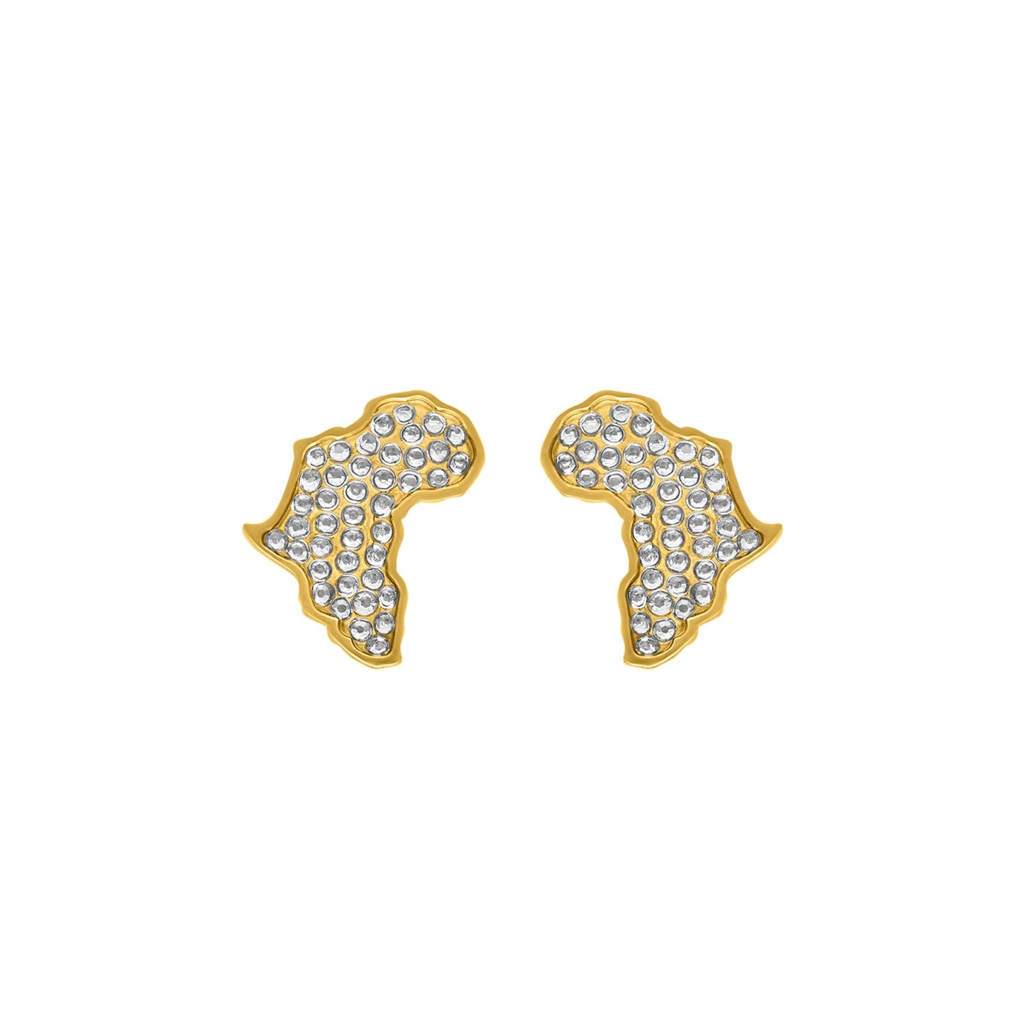 Africa Crystal Stud Earrings