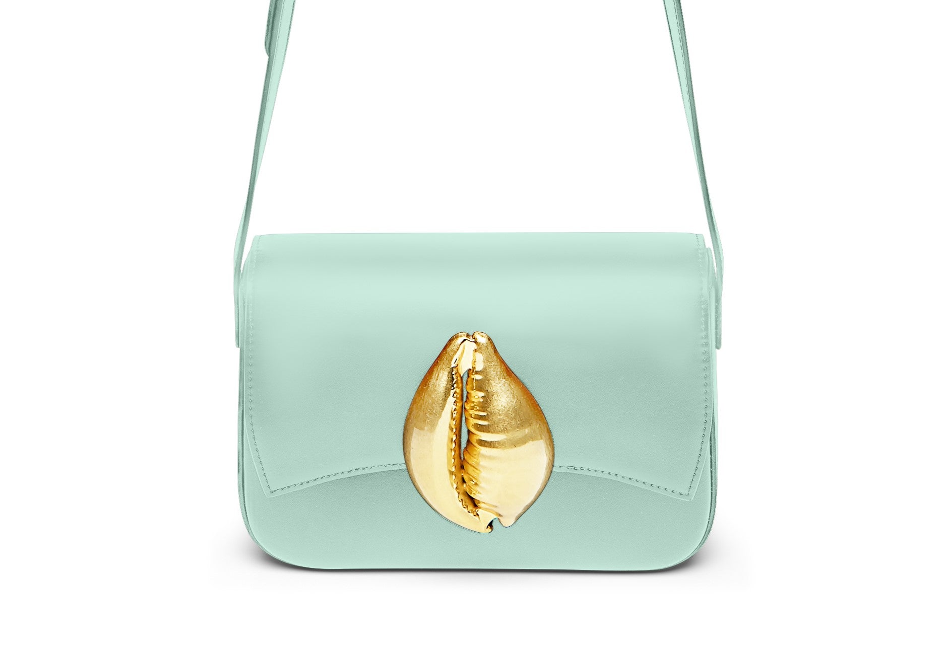 Si Shell Bag - Pastel Green – Flore K. New York