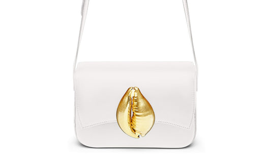 Si Shell Bag - Ivory/White