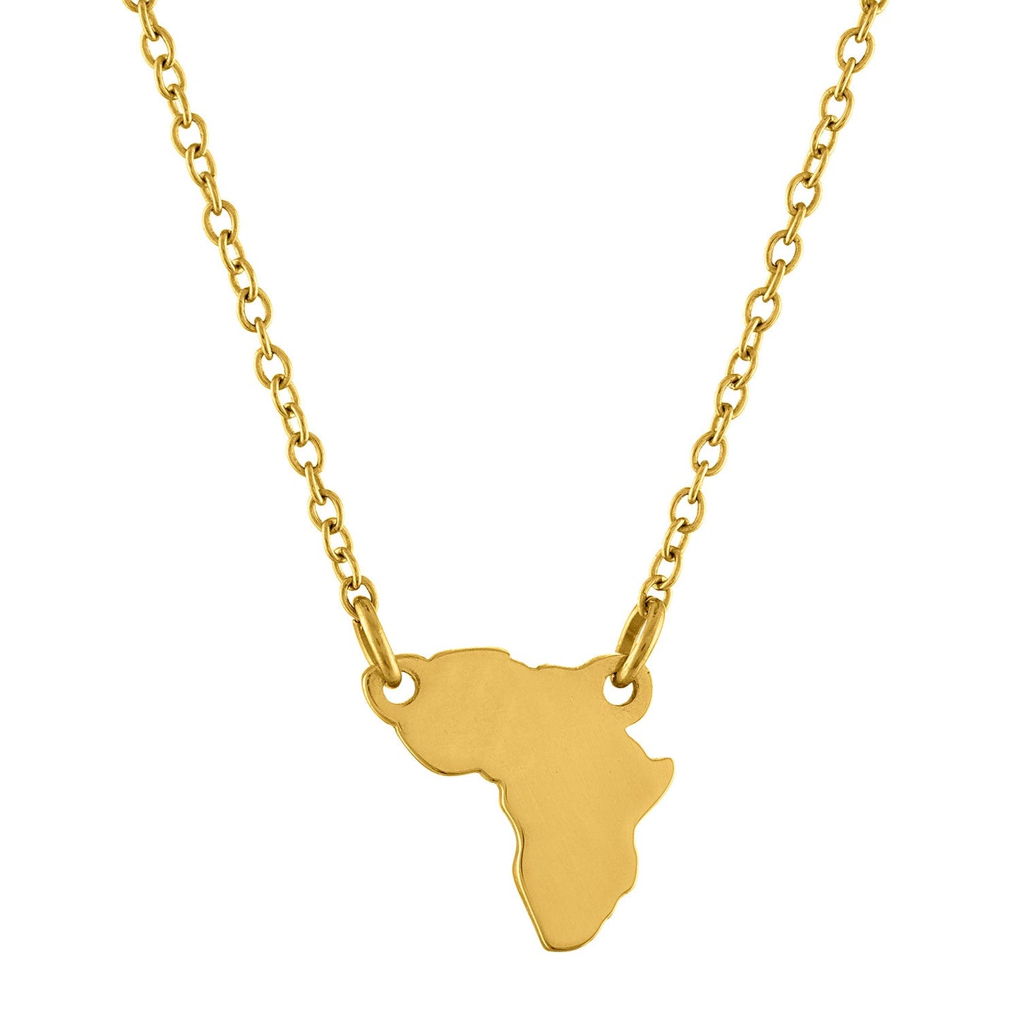 Minimal Africa Chain Necklace